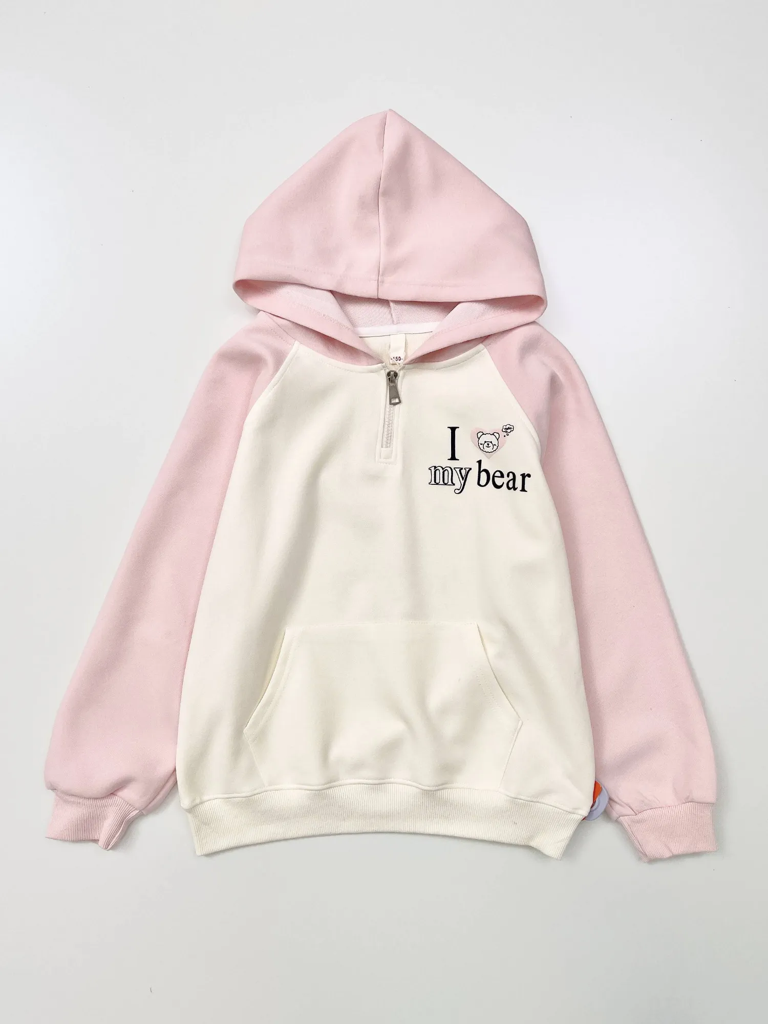 Áo trẻ em gái có mũ dài tay 56368 hồng size 150 S1