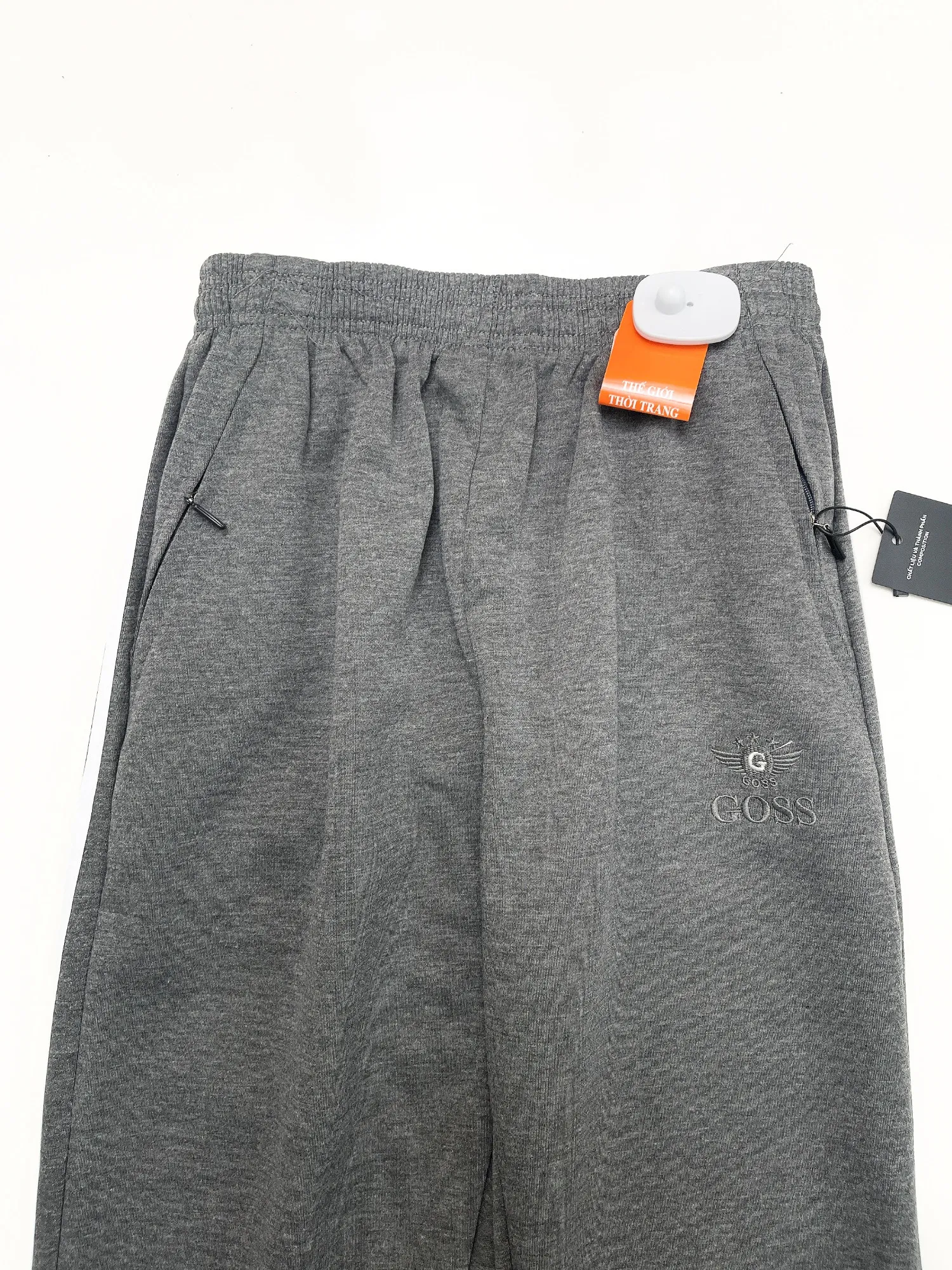 Quần dài nam nỉ 07 bo ghi tối size 4XL, S02