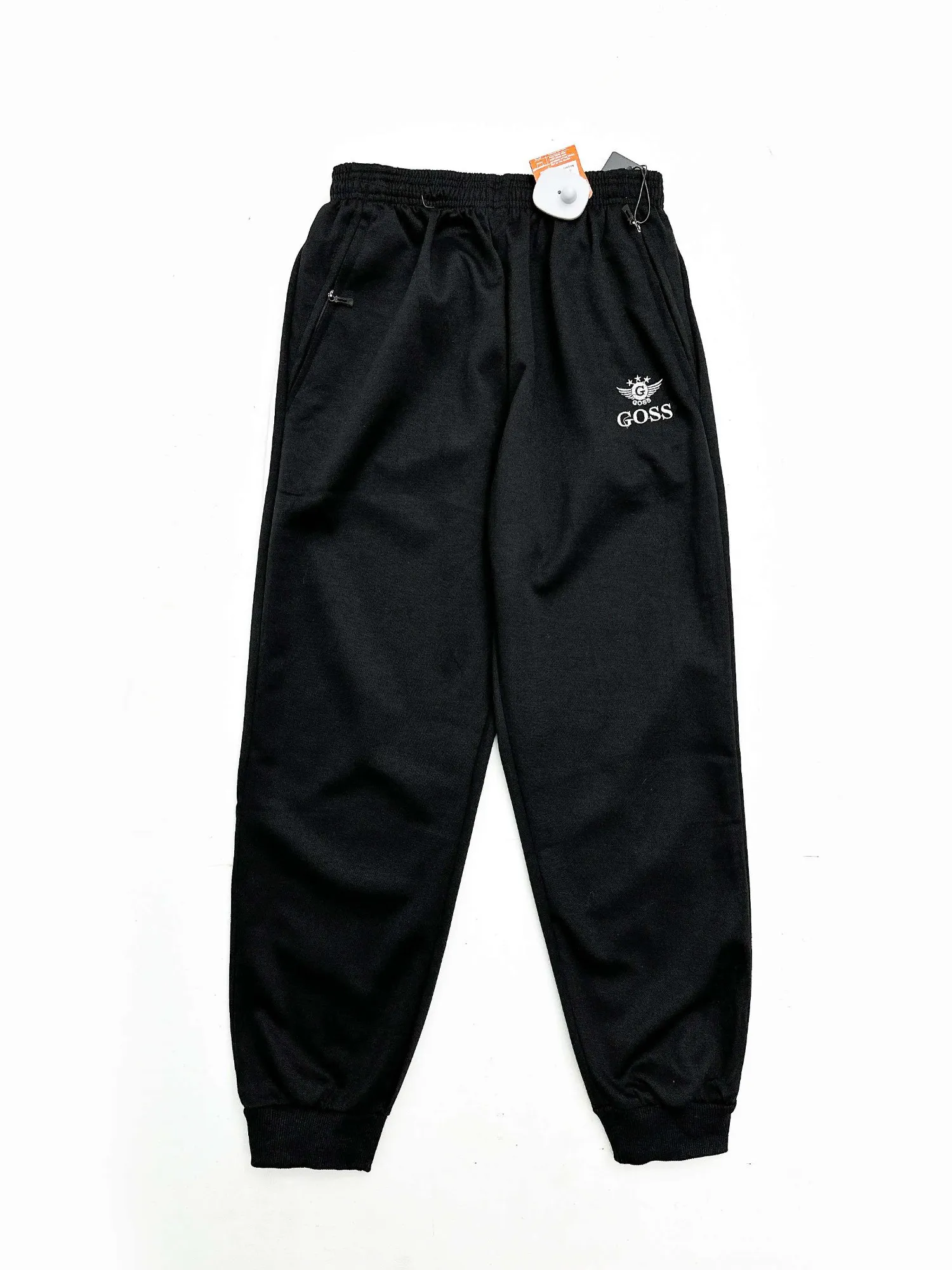 Quần dài nam nỉ 08 xuống đen size 5XL, S02