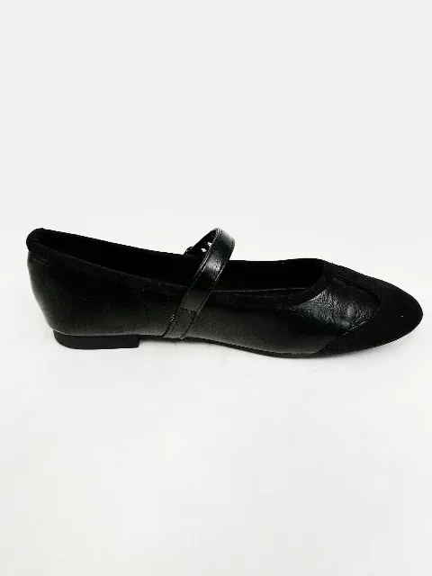 Giầy da nữ bb 73-8 quai ngang kem N07 size37