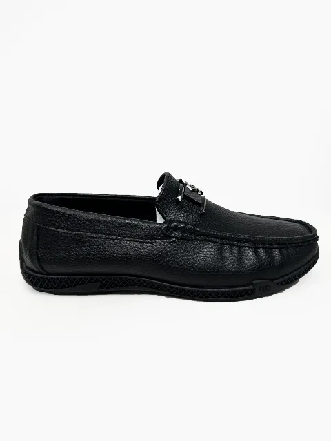 Giày da nam 5908 đen N19 size41