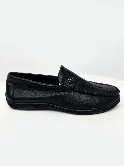 Giày da nam 5635 đen N19 size43