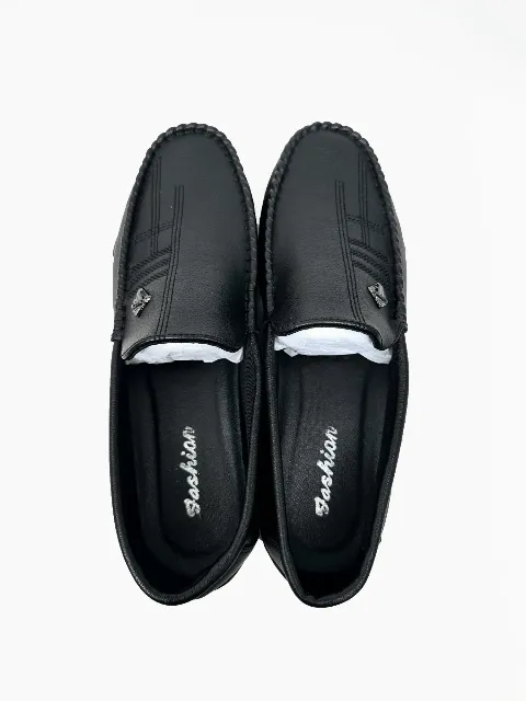 Giày da nam 5635 đen N19 size43