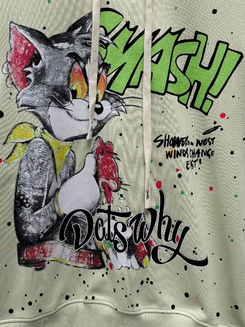 Áo nỉ nam dài mũ 7014 nâu size L . QC04