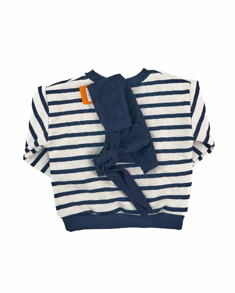 Áo bé gái kẻ khăn 5341 size 120 ĐH