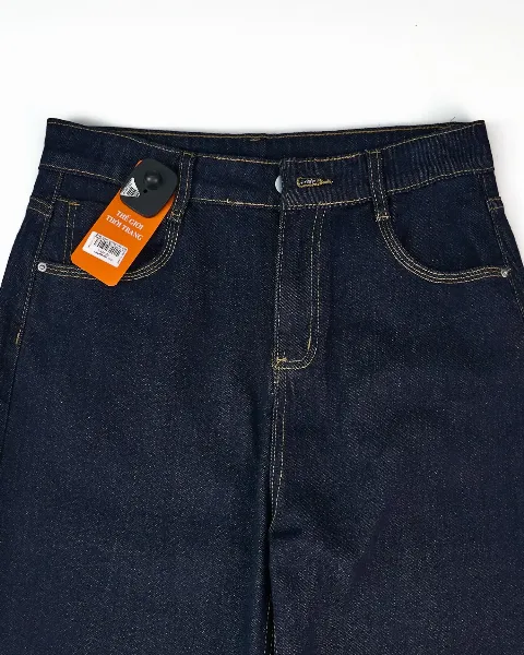 Quần dài bò jeans xuông không giãn nữ cao cấp N147026