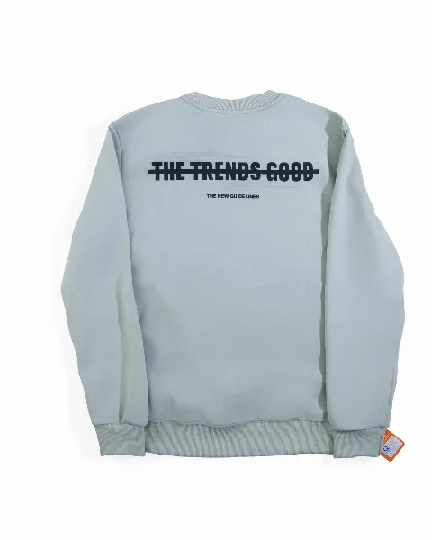 Áo nỉ dài tay nam tròn 5076 xanh size XL. S06
