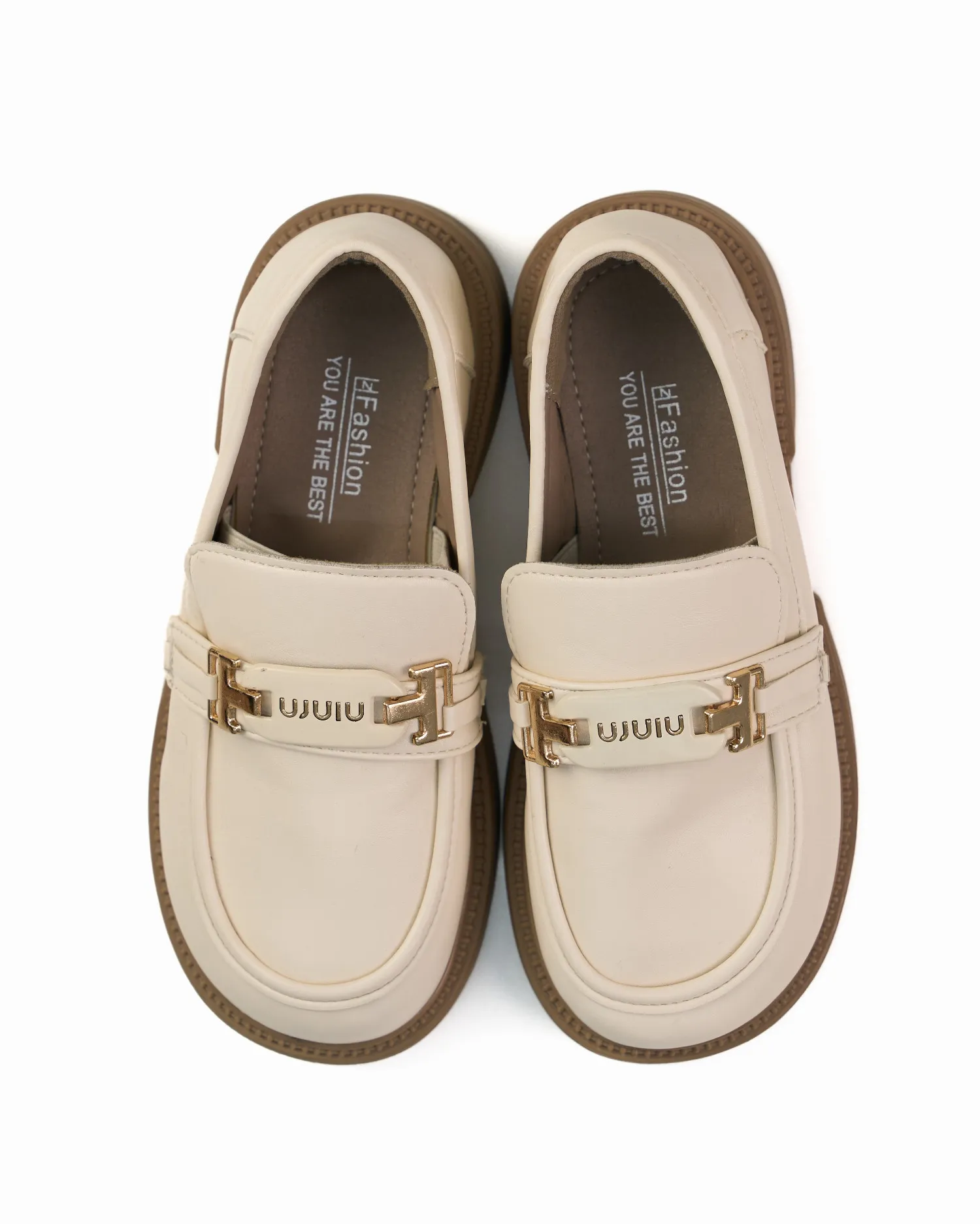 Giầy búp bê trung 2402 kem size35
