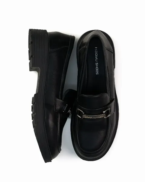 Giầy nữ đốc 7710 đen bóng N12 size36