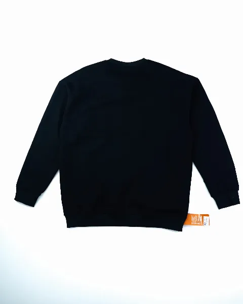 Áo nỉ dài tay nam tròn 2934 đen size 2XL . S03