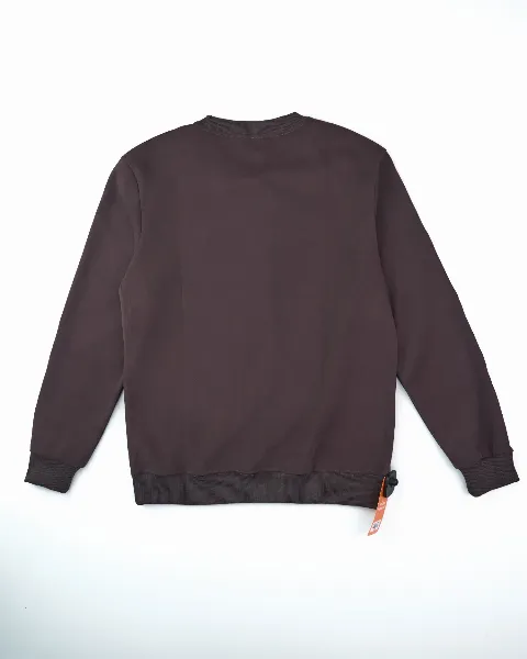 Áo nỉ dài tay nam tròn 5072 tím size XL. S06