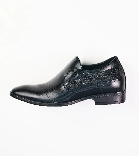 Giầy da nam lười 618 đen TT size40