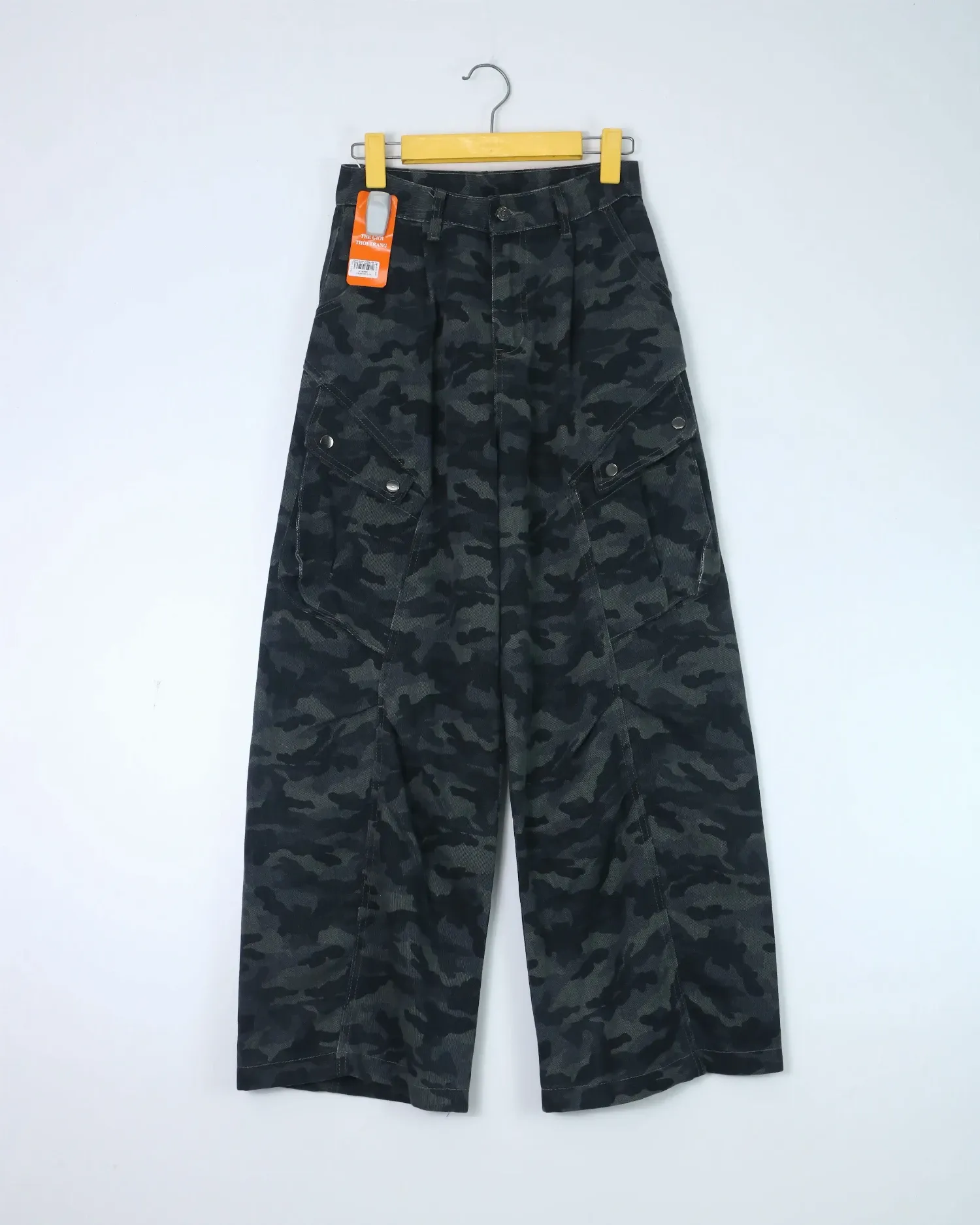 Quần dài bò jeans túi hộp nữ cao cấp N147002