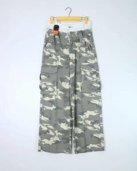 Quần dài bò jeans túi hộp nữ cao cấp N147126
