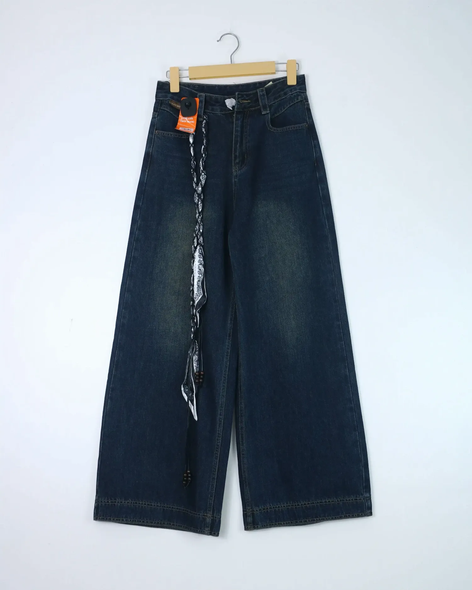 Quần dài bò jeans xuông giãn nữ cao cấp N147293