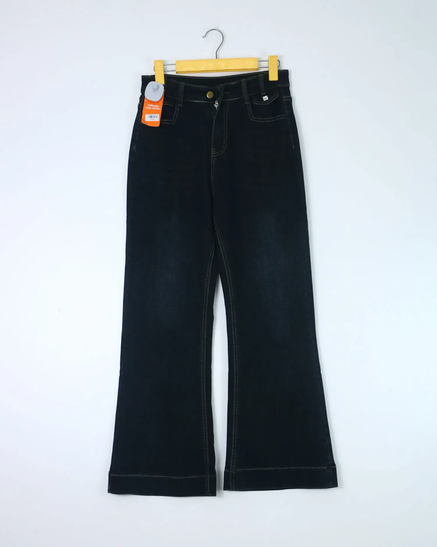 Quần Jeans nữ loe 7605 Tràm 31  AS18
