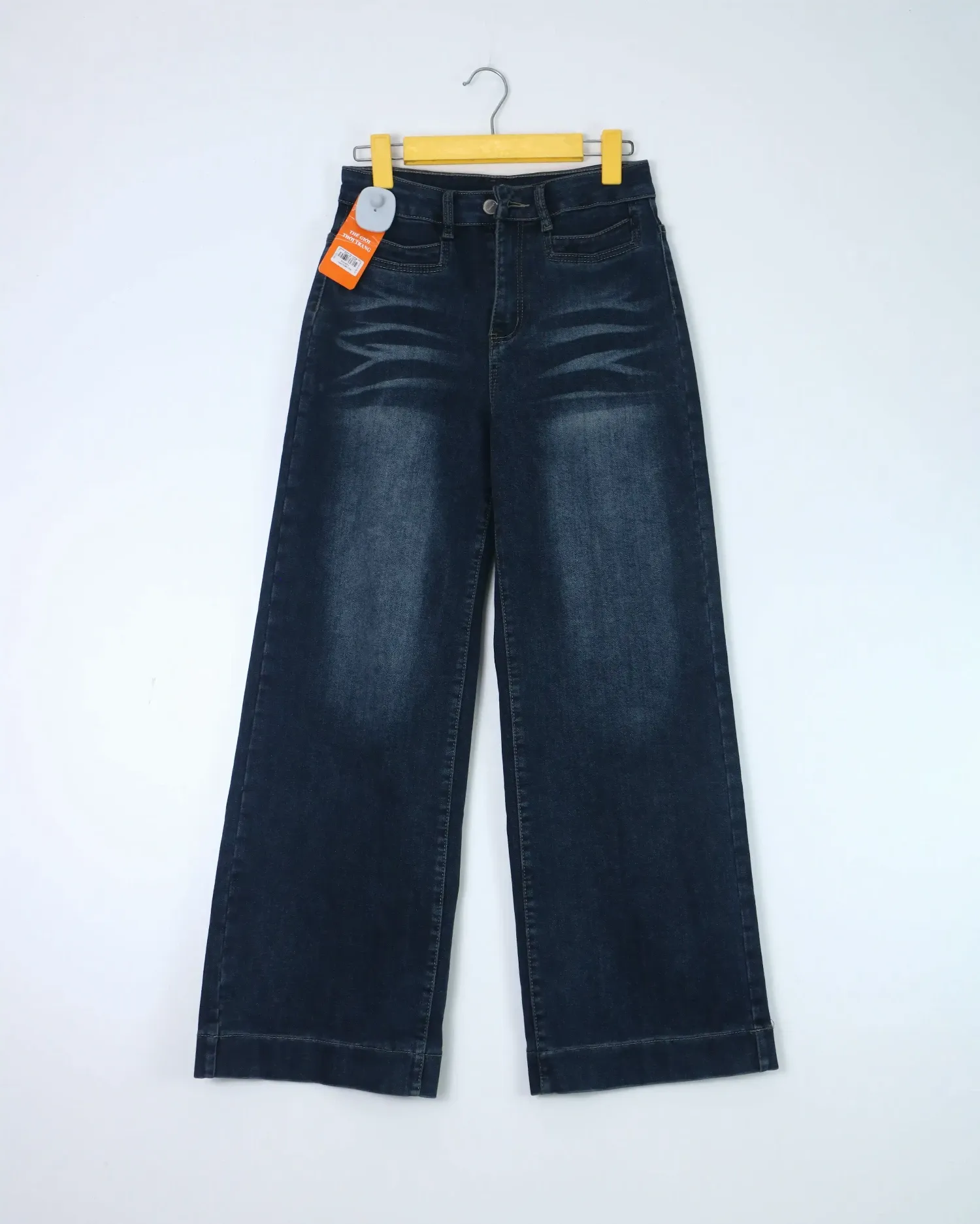 Quần bò dài nữ xuông sao 262351 Xanh S  QC9