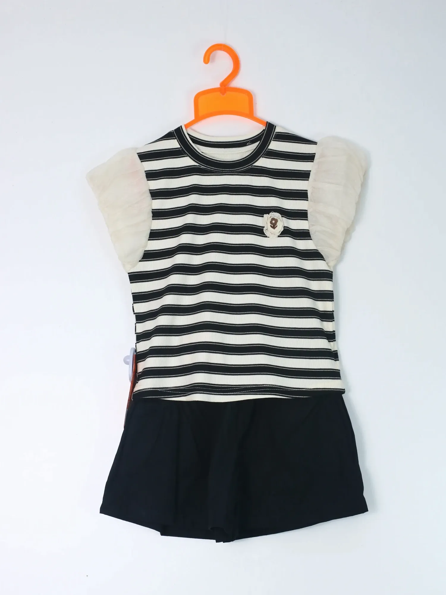 Bộ cộc tay bé gái 25115 size 140 AS08