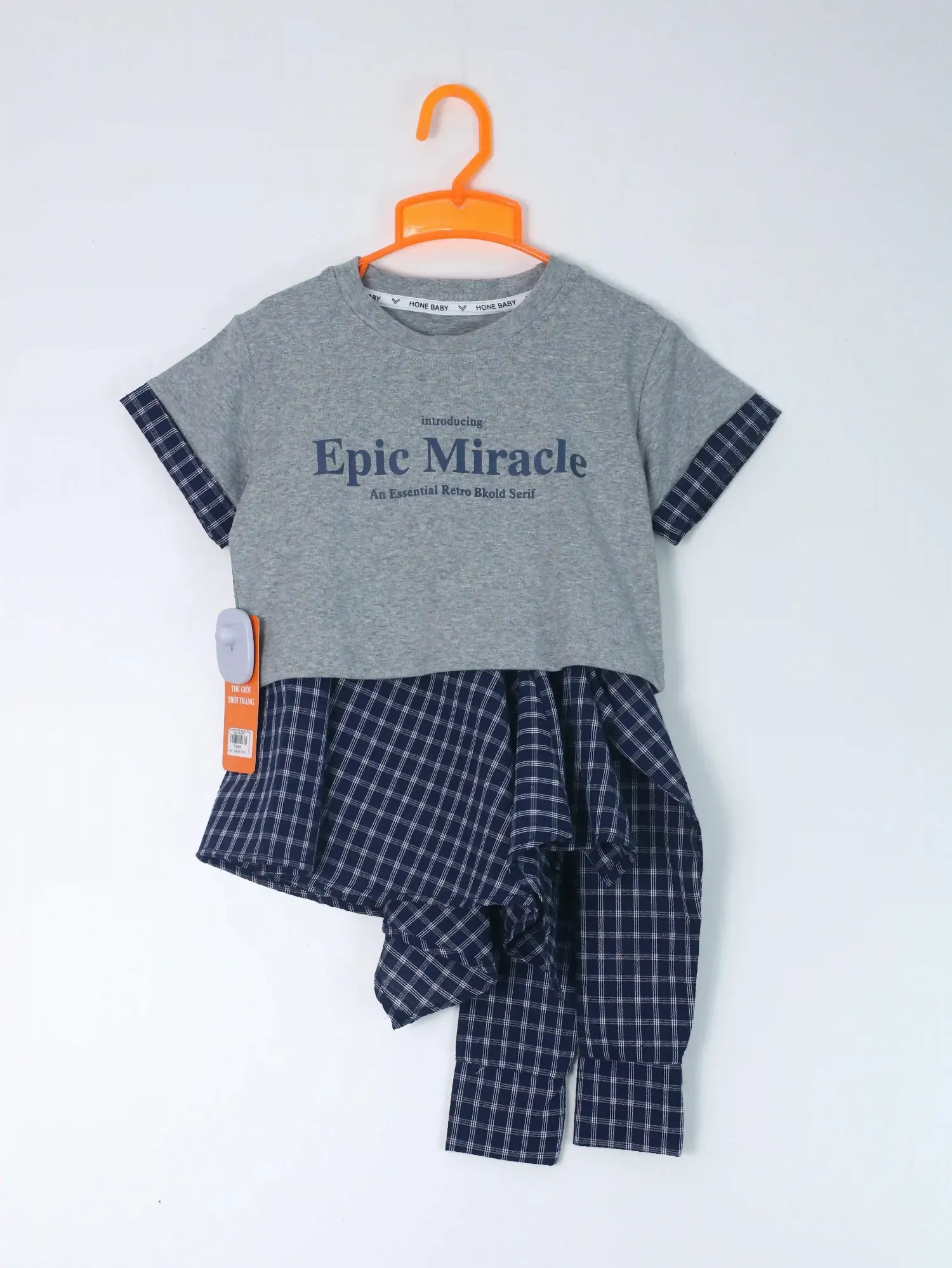 Bộ quần áo trẻ em gái 2622  size 130 AS05