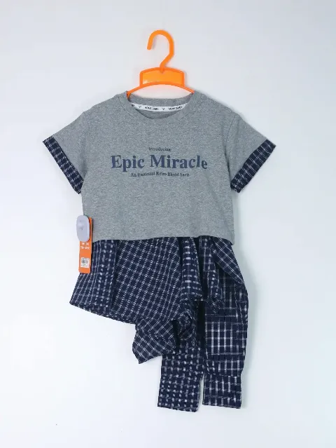 Bộ quần áo trẻ em gái 2622  size 130 AS05