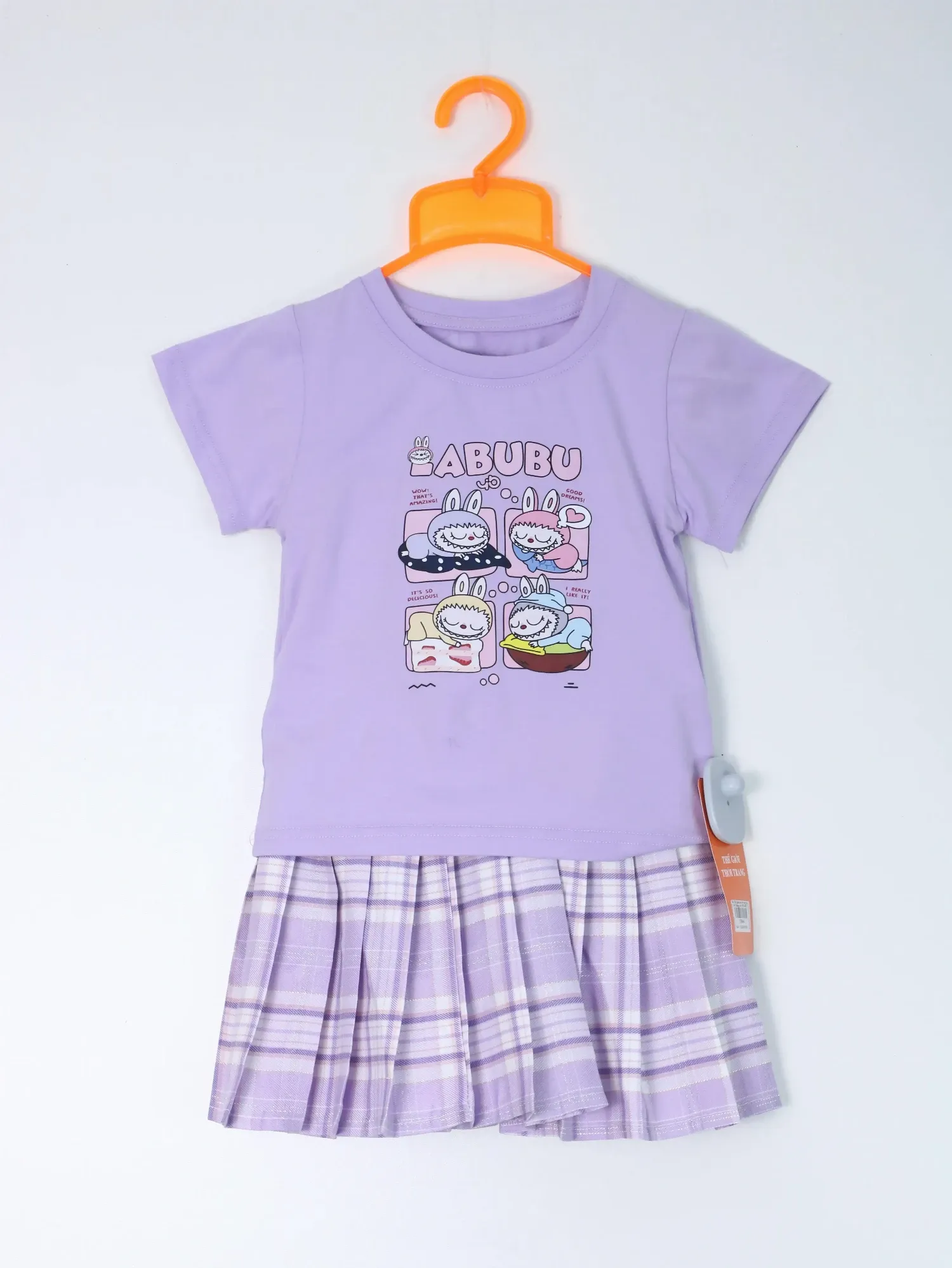 Séc Bộ quần áo trẻ em gái 001 hồng size 100 AS03