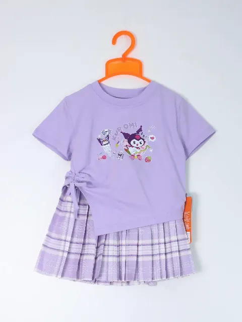 Séc Bộ quần áo trẻ em gái 010 hồng size 140 AS03
