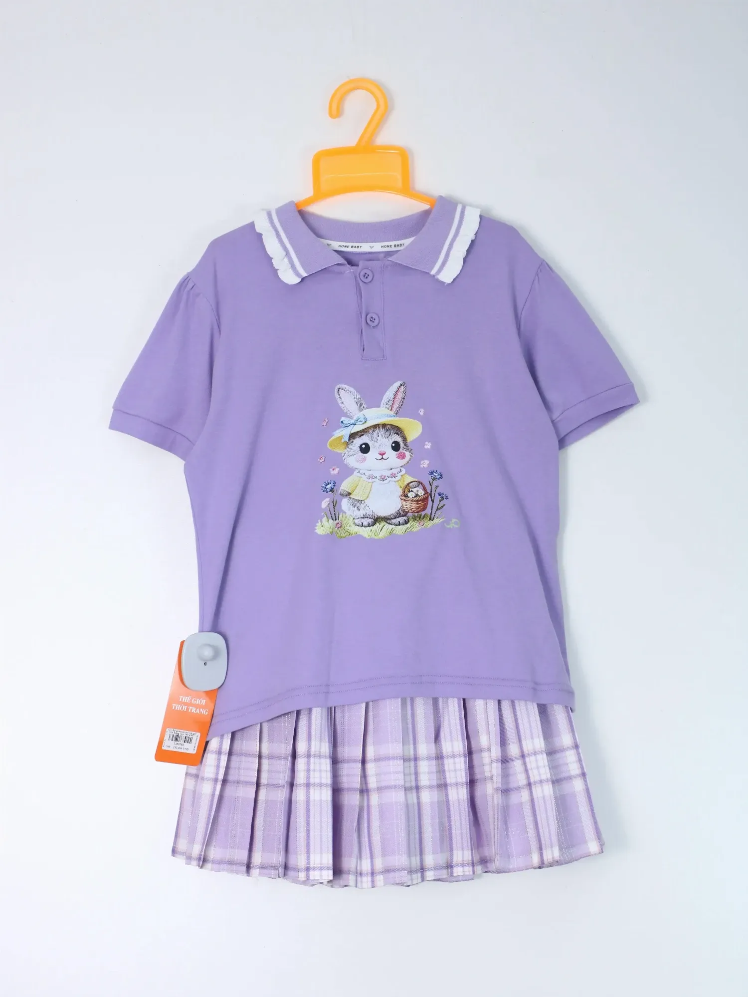 Séc Bộ quần áo trẻ em gái 026 hồng size 140 AS03