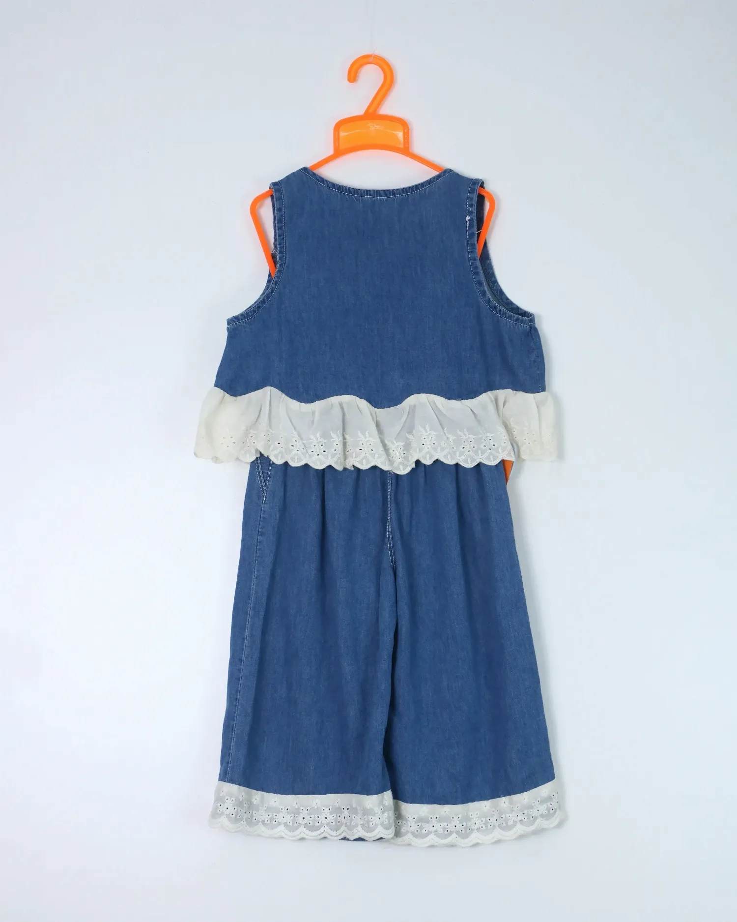 Bộ bò bé gái cộc tay size 140 KN