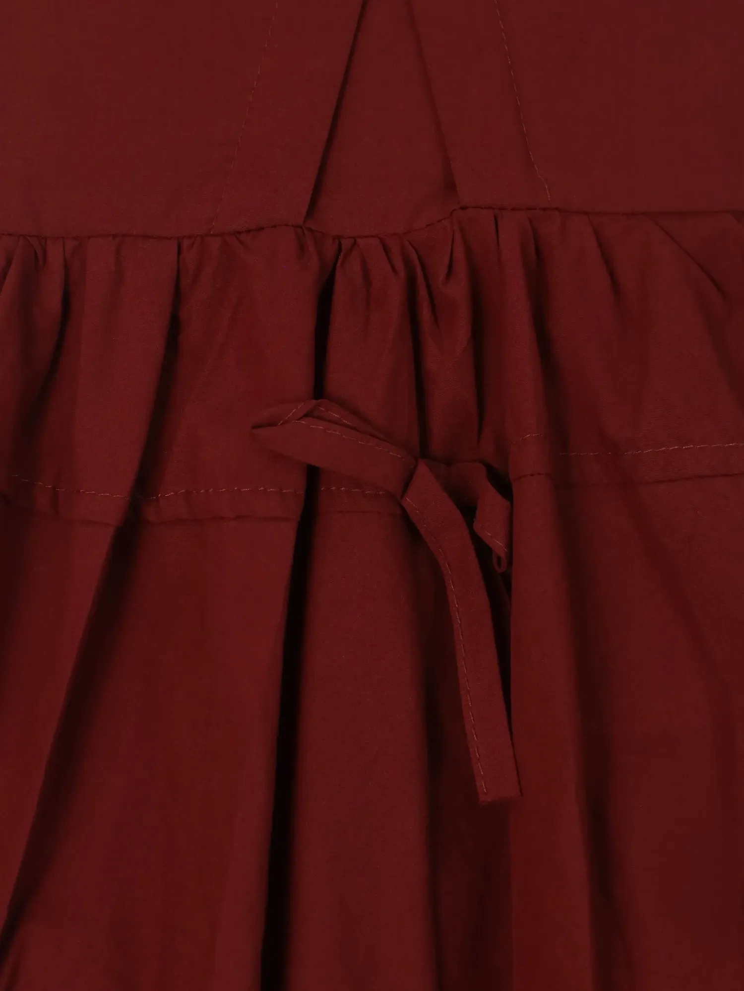 Váy BG nơ (36) màu đỏ size 150 TĐ
