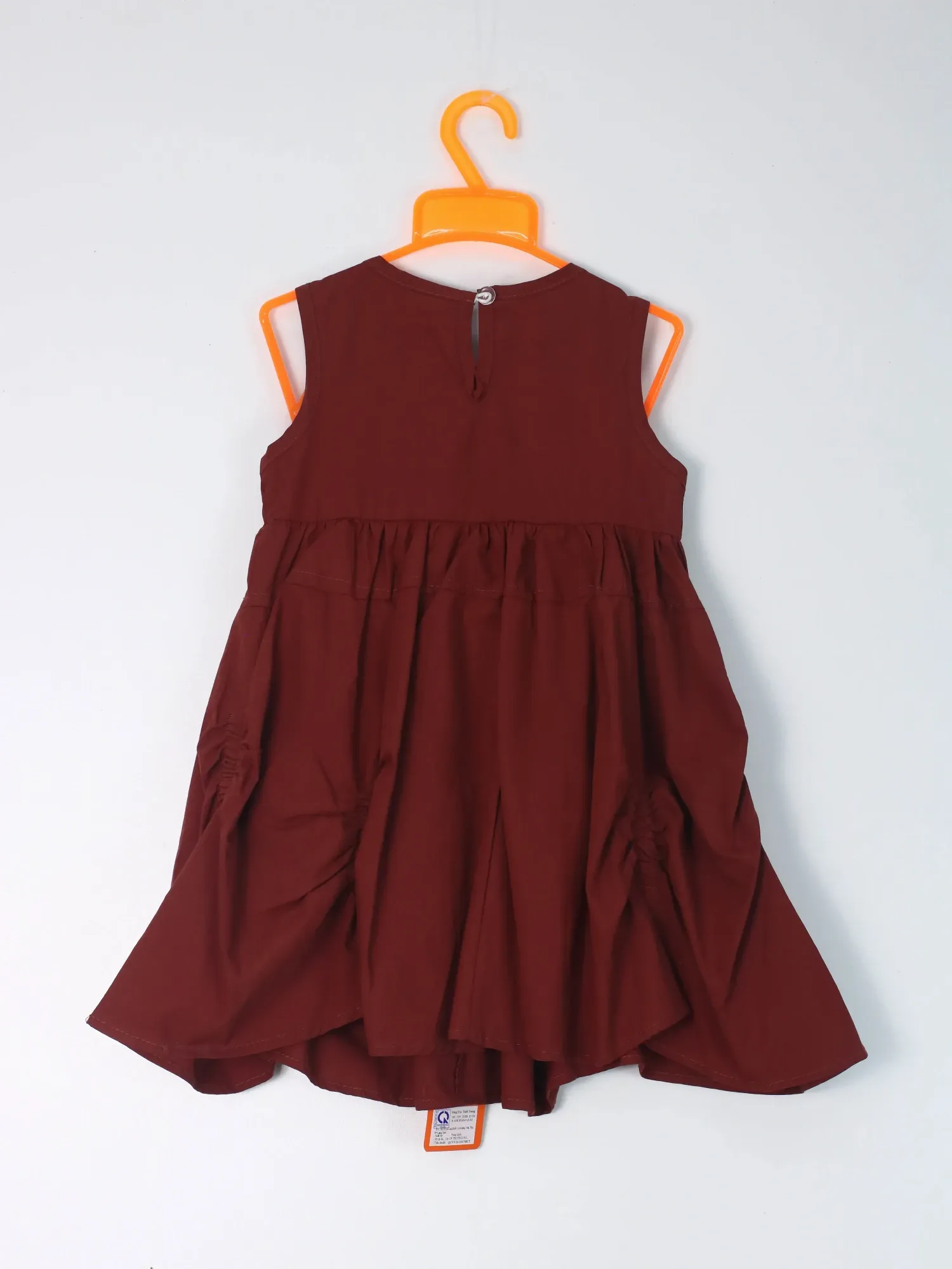 Váy BG nơ (36) màu đỏ size 150 TĐ