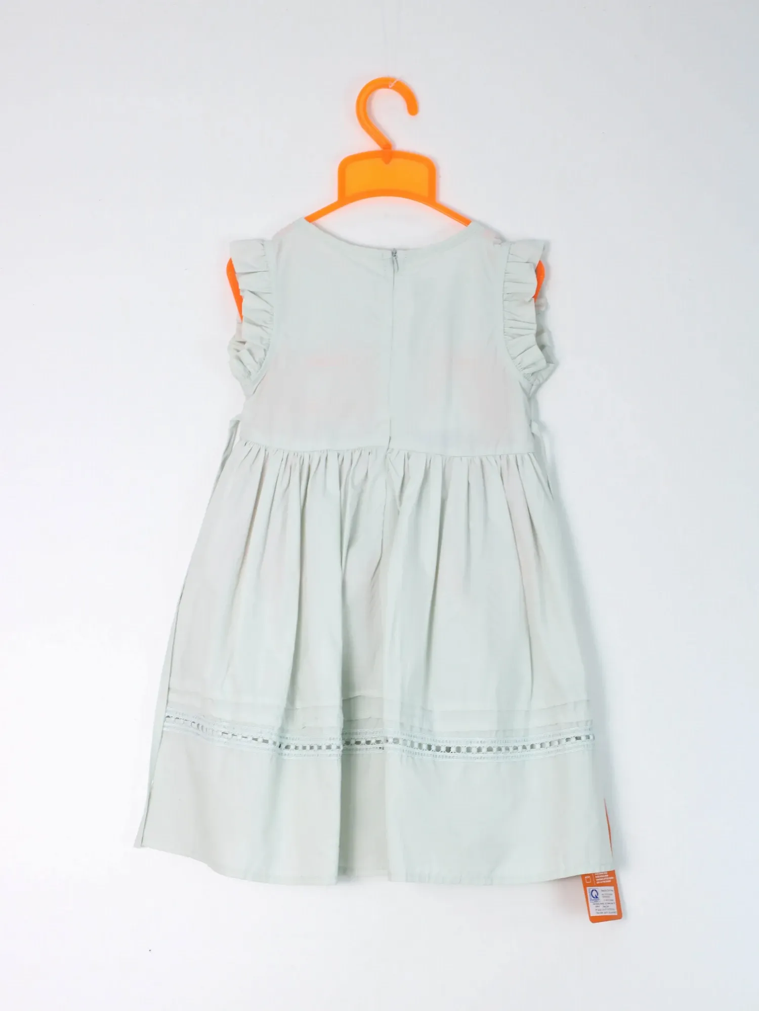 Váy bé gái 8816 màu xanh vàng (9) size 110 TĐ