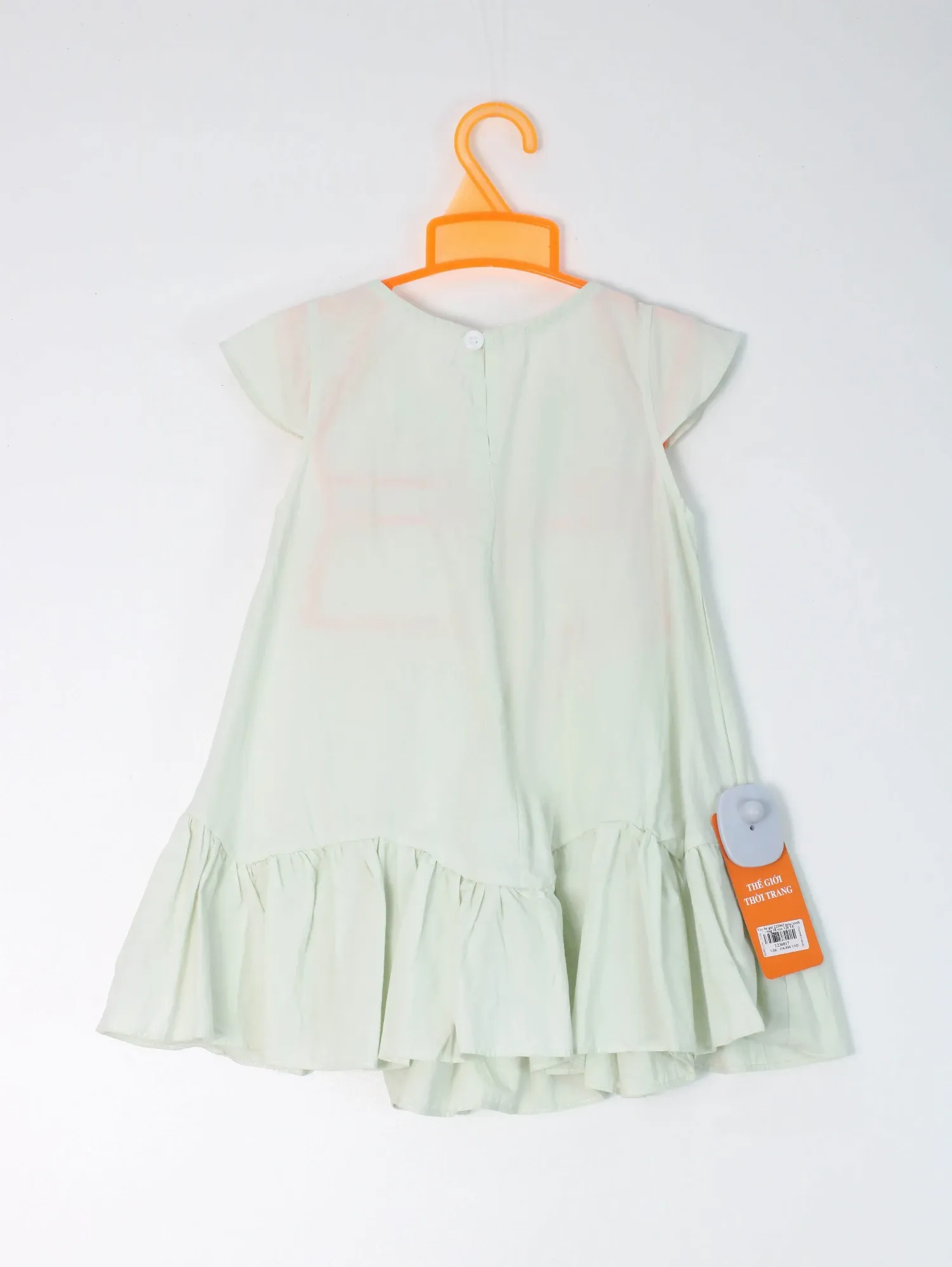 Váy bé gái 225065 màu xanh vàng 18 size 120 TĐ