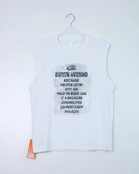 Áo sát nách nam 6802 trắng size 2XL . AL10