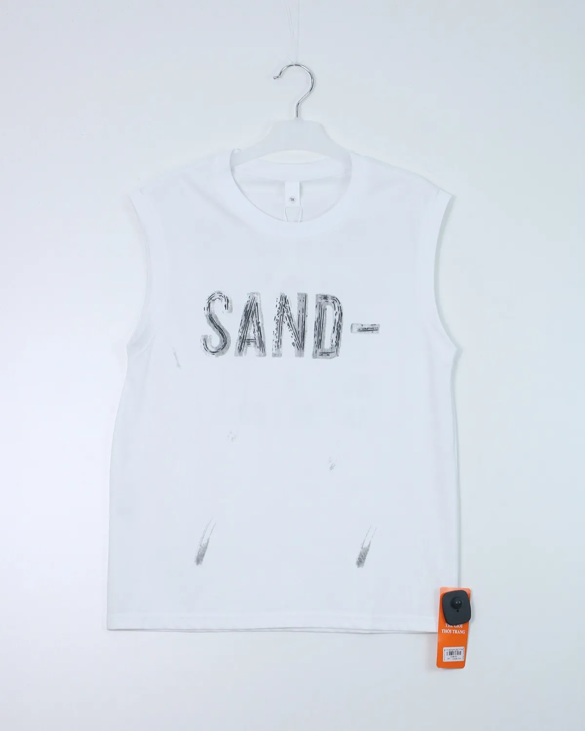 Áo sát nách nam 6607 trắng size XL . AL10