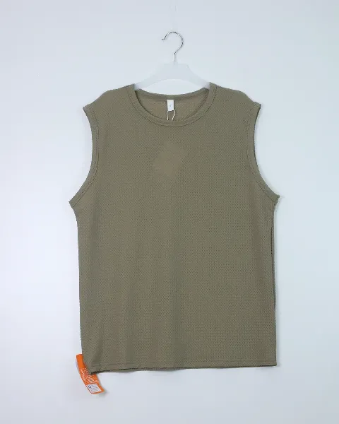 Áo sát nách nam 1821 rêu size 3XL . AL08