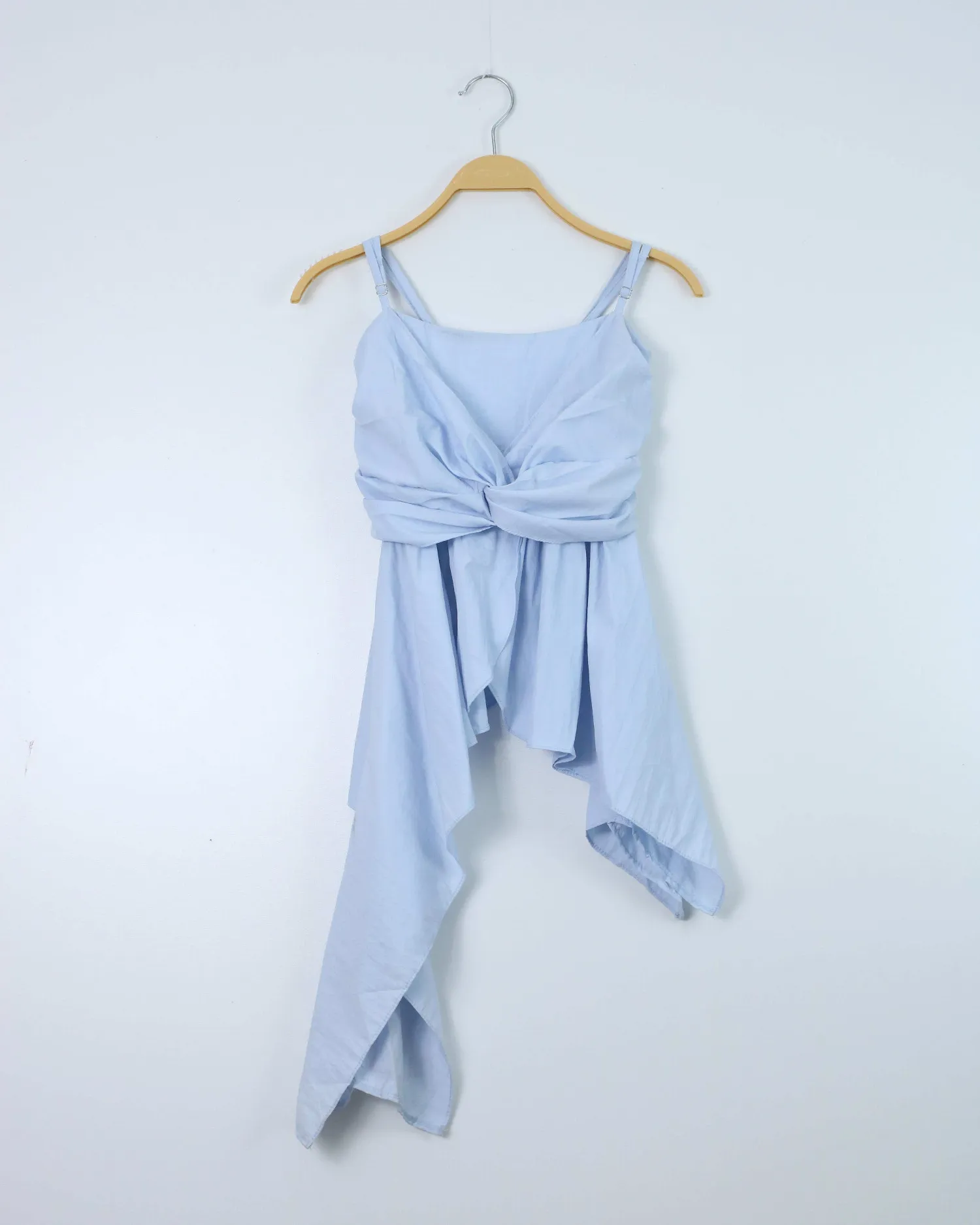 Áo kiểu nữ 2 dây 6632 xanh H10.2026.1