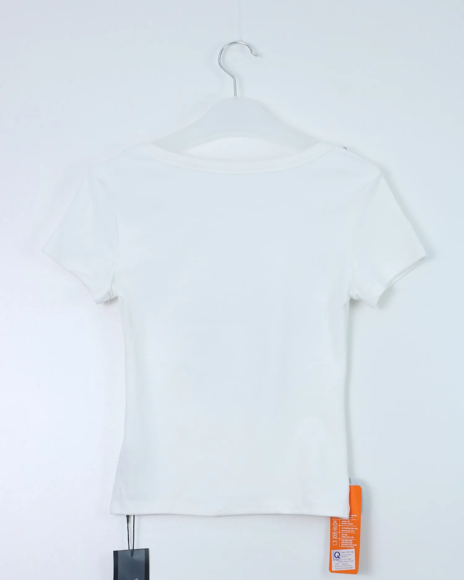 Áo phông croptop nữ Teen 558-2 đen H27.2026.2