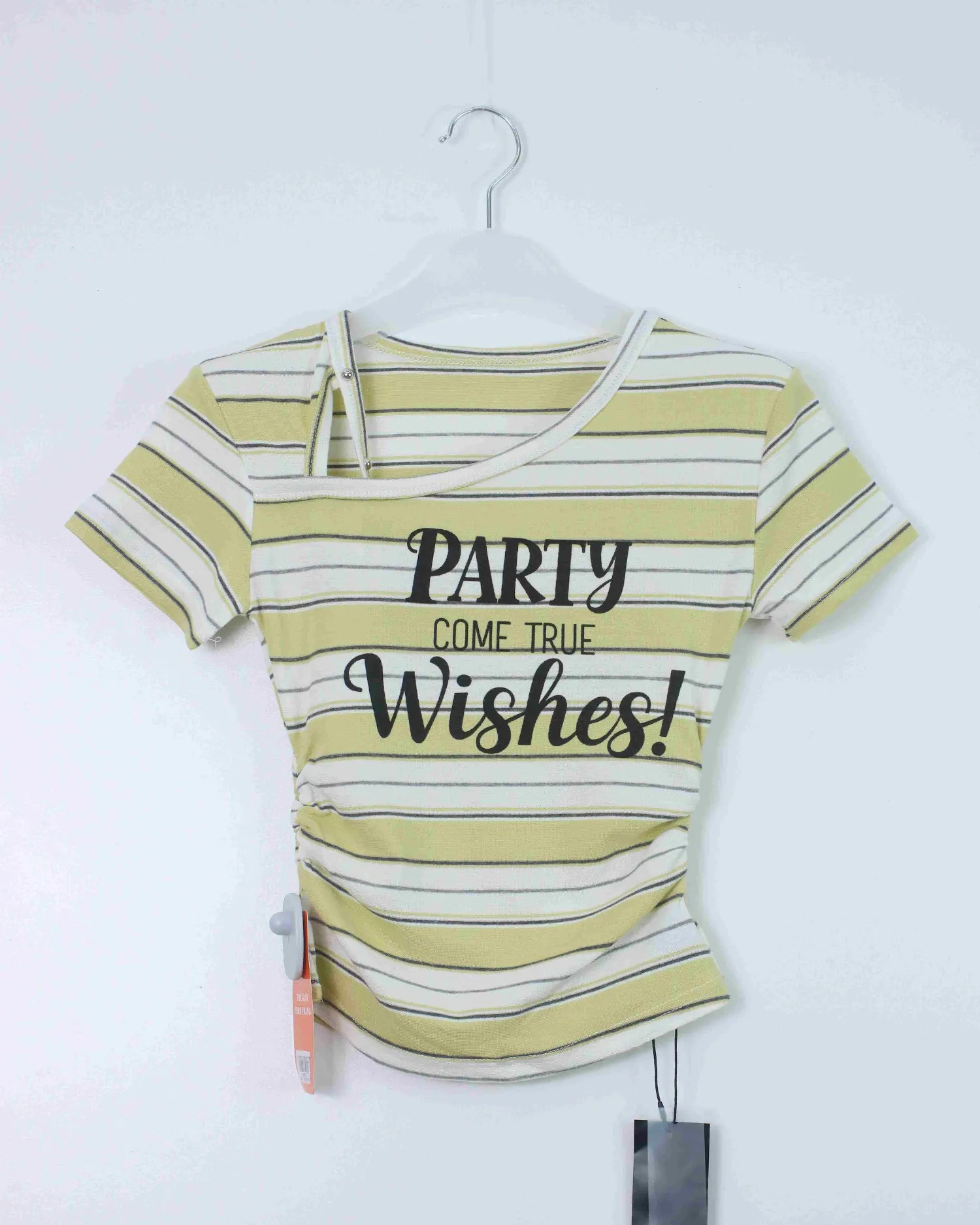 Áo phông croptop nữ Teen 585-1 xanh l H27.2026.2