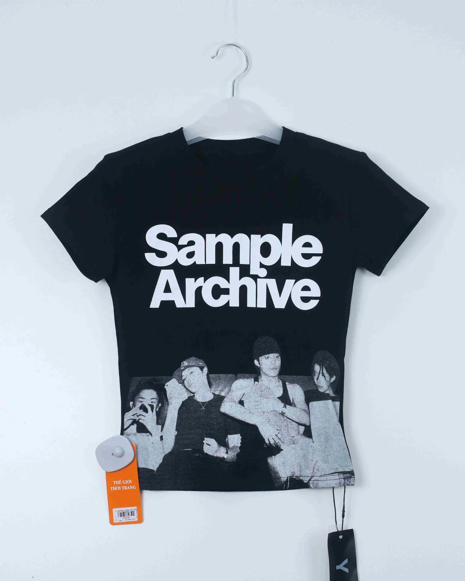 Áo phông croptop nữ Teen 511-39 than H27.2026.2