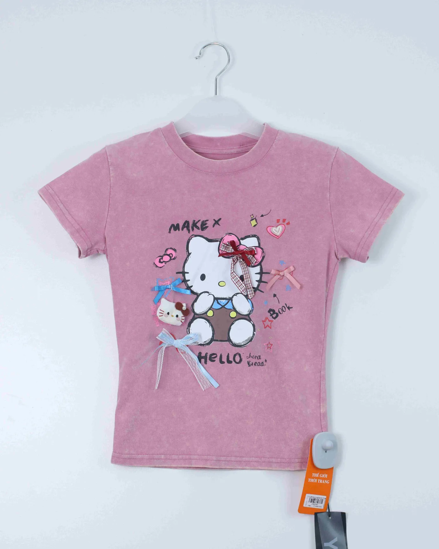 Áo phông croptop nữ Teen 552-3 trắng H27.2026.2