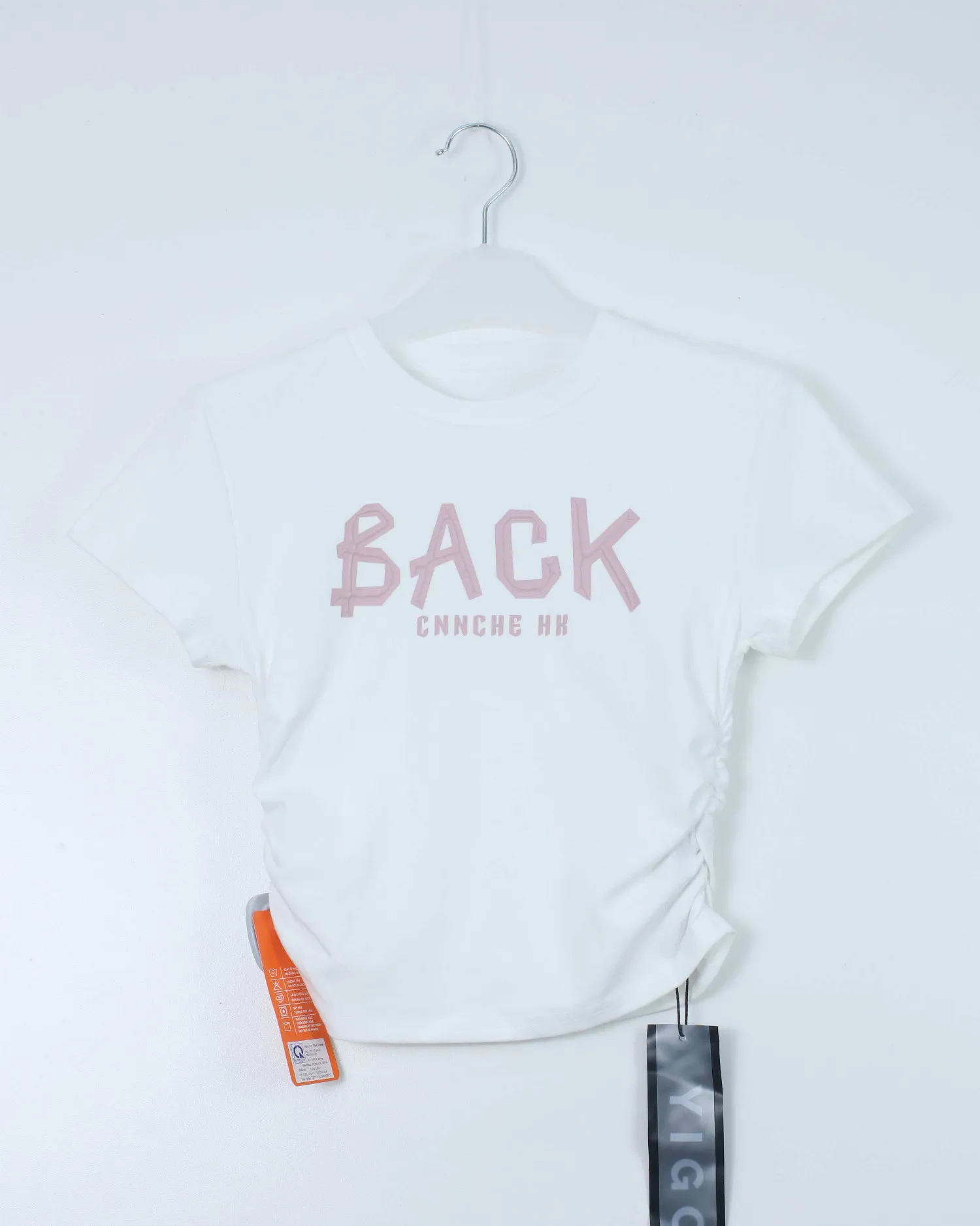 Áo phông croptop nữ Teen 780-1 trắng H27.2026.2