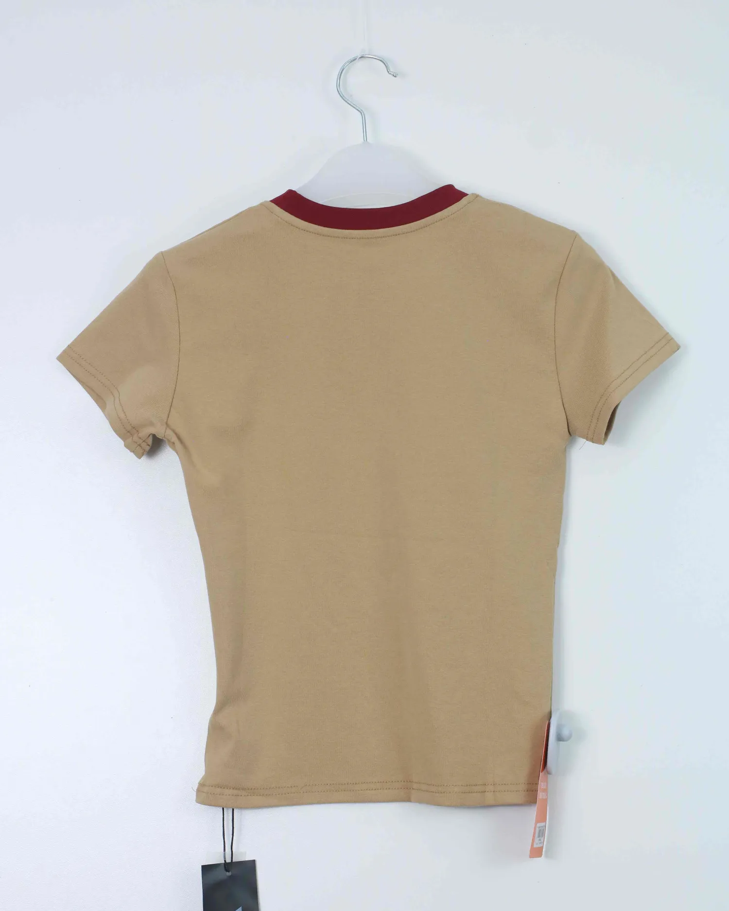 Áo phông croptop nữ Teen 778-1 nâu H27.2026.2