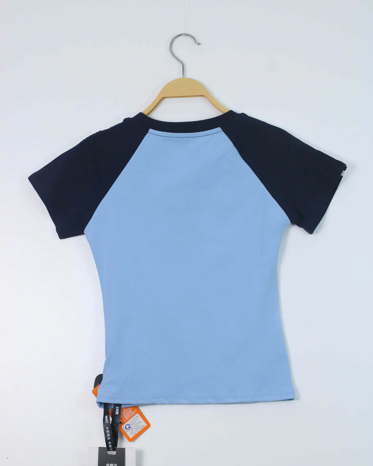 Áo phông nữ cổ tròn croptop TT 2067 xanh than H12.2026.2