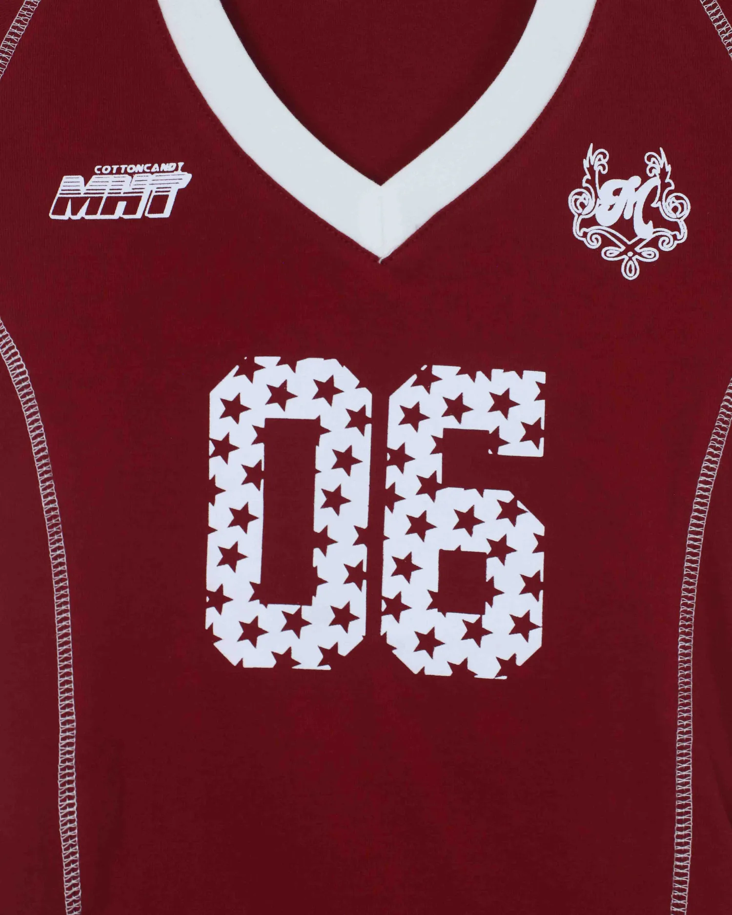 Áo phông nữ cổ tròn croptop TT 2006 đen hồng H12.2026.2