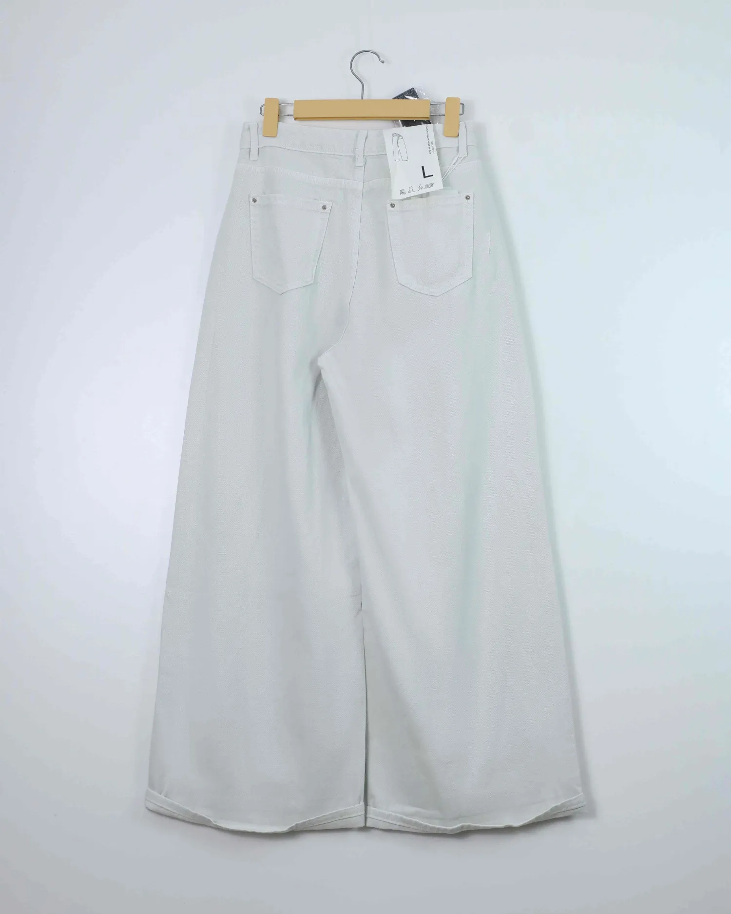Quần bò dài nữ xuông 80385 Da XL   QC2 CC