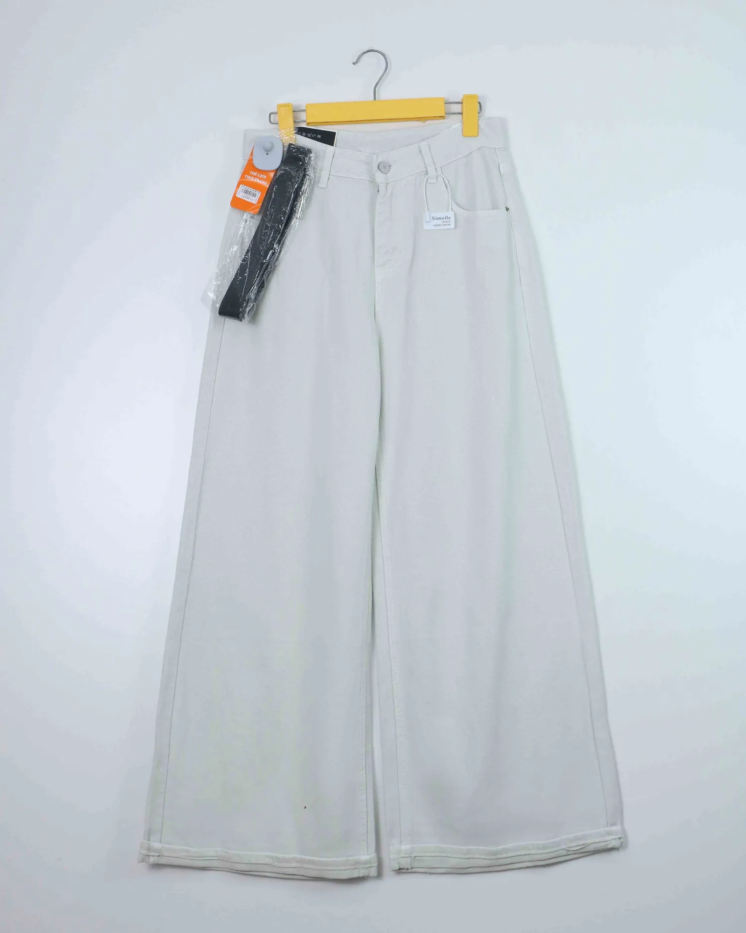 Quần bò dài nữ xuông 80385 Da XL   QC2 CC