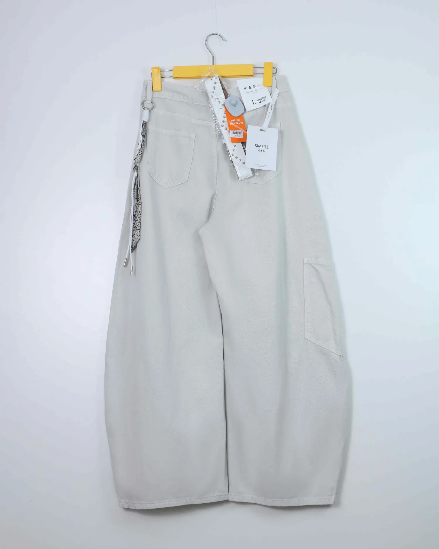 Quần bò dài nữ xuông 80765 Da XL   QC2 CC