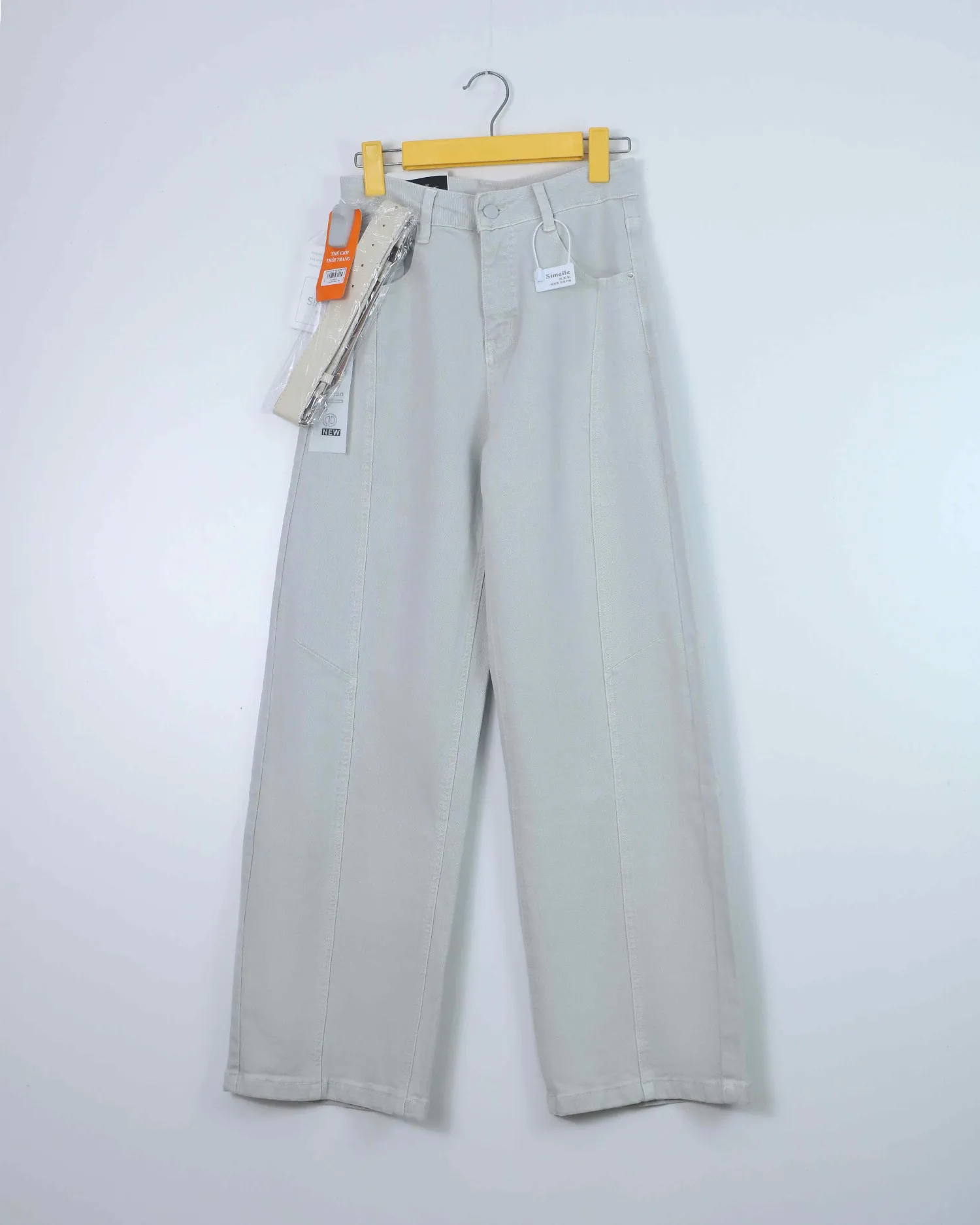 Quần bò dài nữ xuông 80182 Da XL   QC2 CC