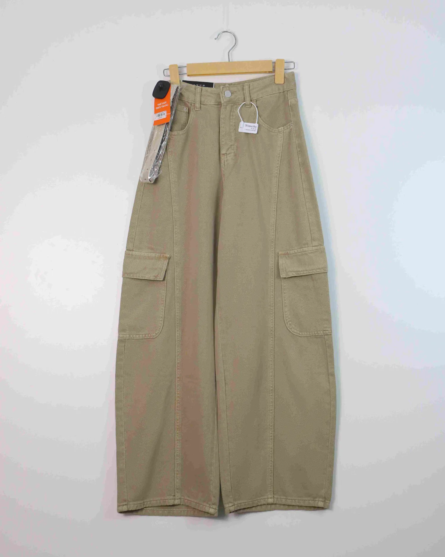 Quần bò dài nữ xuông 80397 Nâu XL   QC2 CC