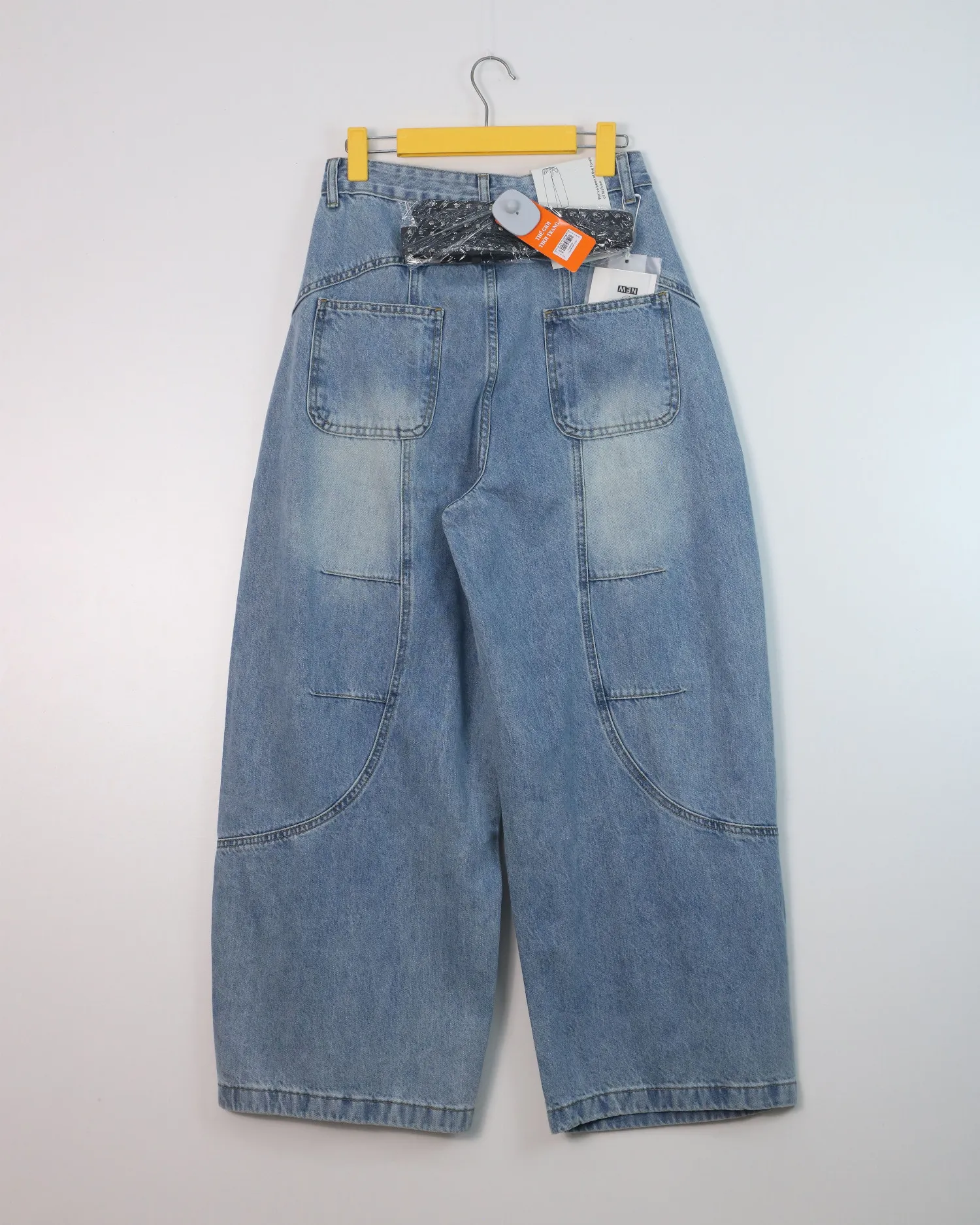 Quần bò dài nữ xuông 80236 Xanh XL   QC2 CC